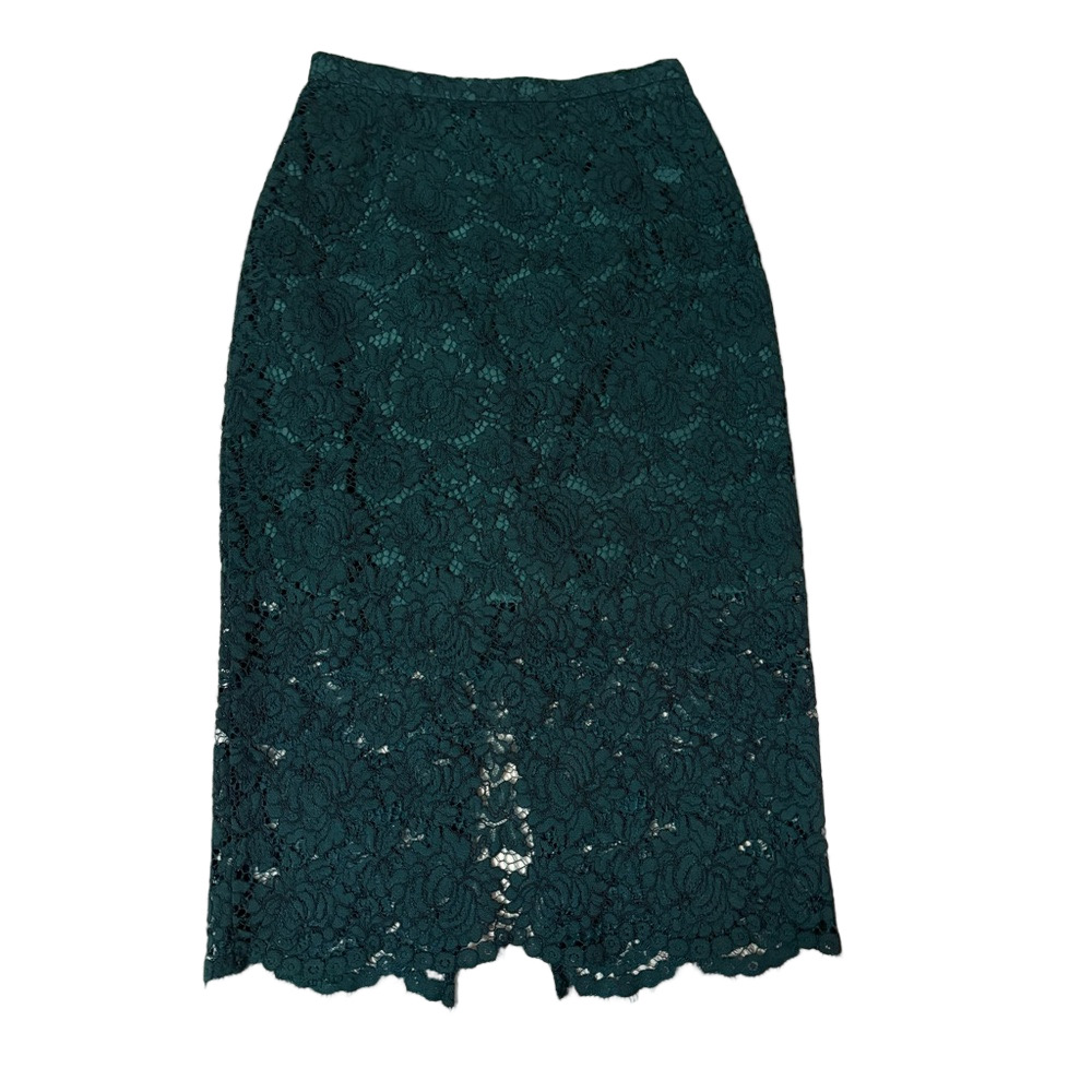 Elegant Lace Midi Skirt